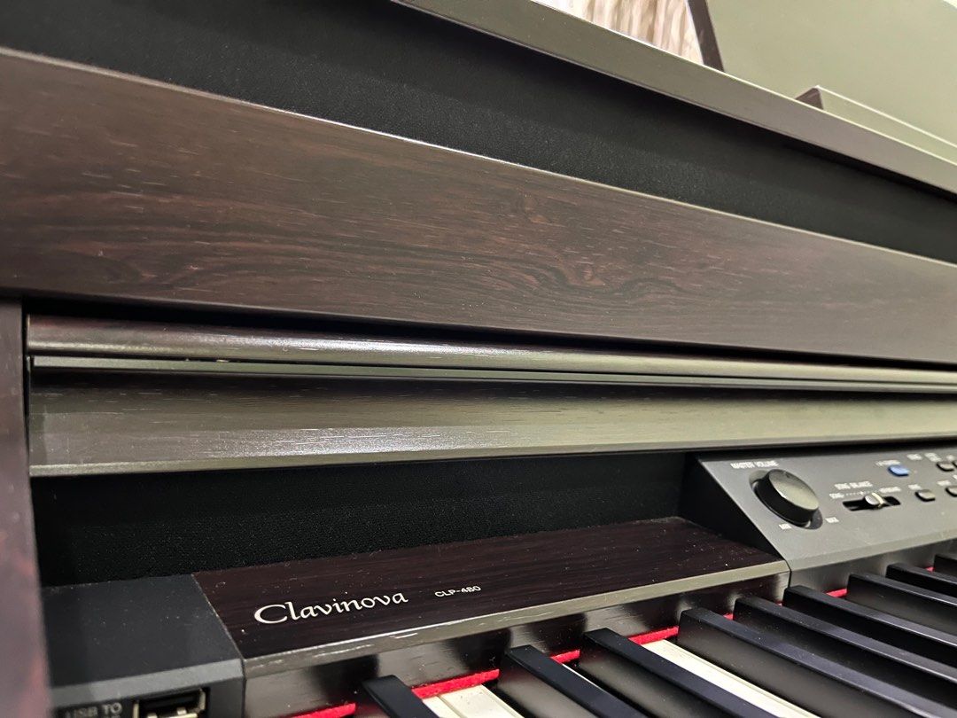 Best Wood Keys Yamaha CLP480 Digital Piano Triple Amp System, Hobbies