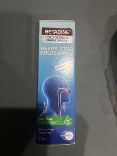 Betadine Adult cold defence Nasal Spray 20ML