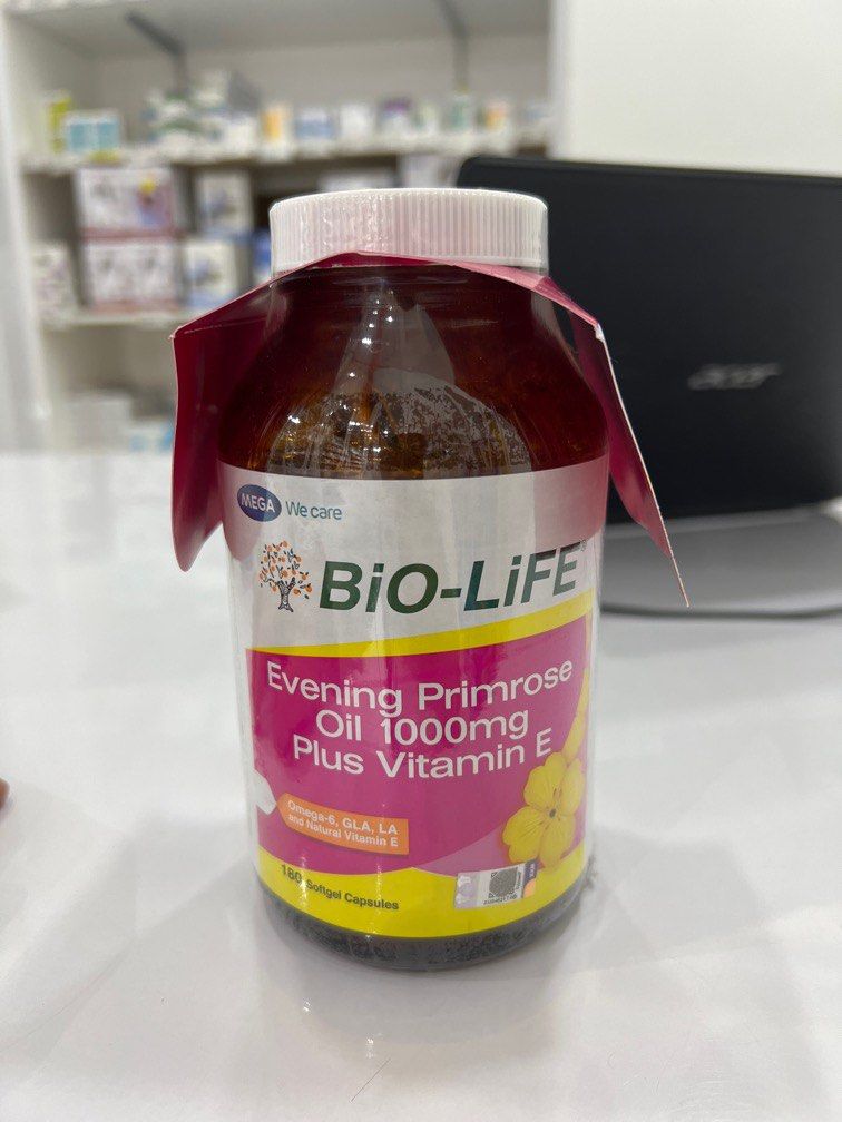 Bio Life Evening Primrose Oil 1000mg, Health & Nutrition, Health