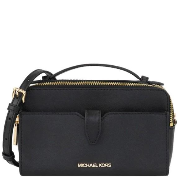 Double zip discount crossbody michael kors