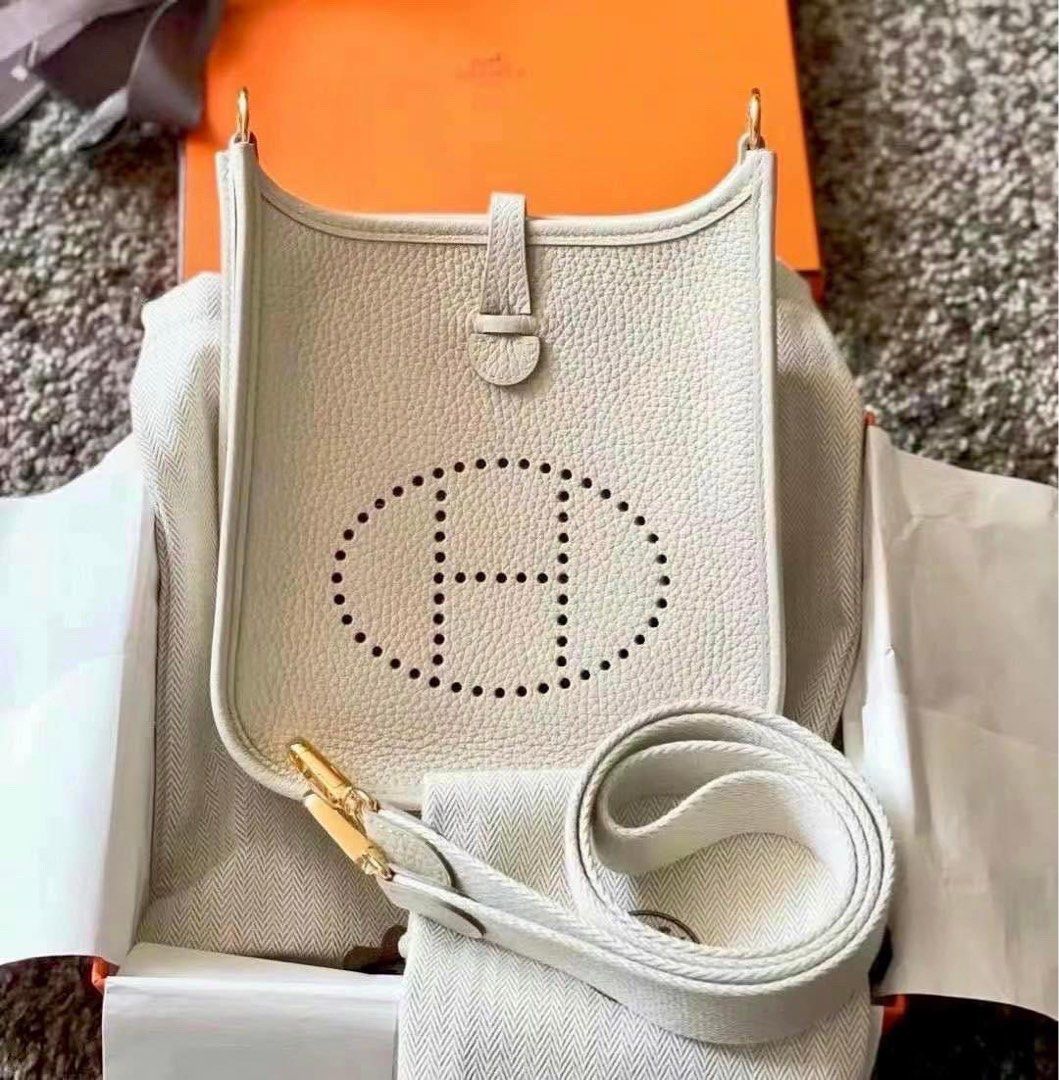 Hermes Evelyn Beige colour 2022 GHW, Luxury, Bags & Wallets on