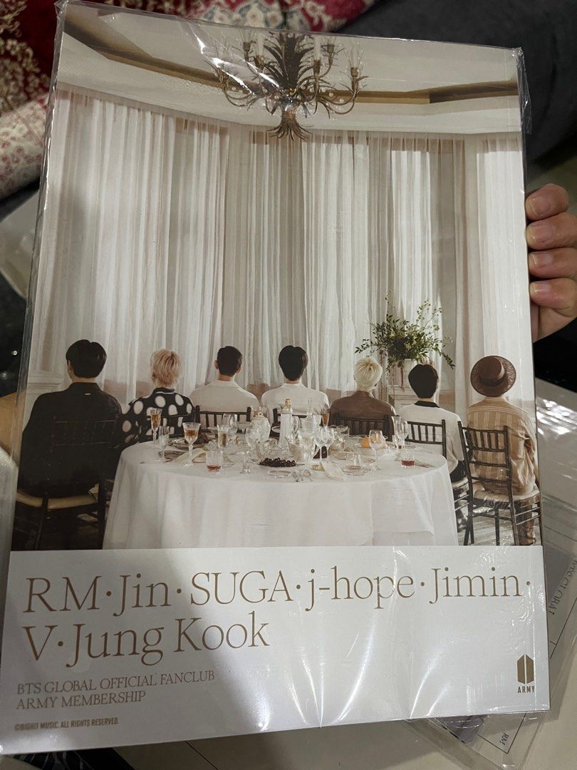 BTS 9TH ARMY MEMBERSHIP PHOTOBOOK (Category: K-Wave Merchandise) located in Quezon City. Submitted by tishij (Listing ID 1201829536, Image 2). Description: SEALED BTS 9TH ARMY MEMBERSHIP PHOTOBOOK ONLY.