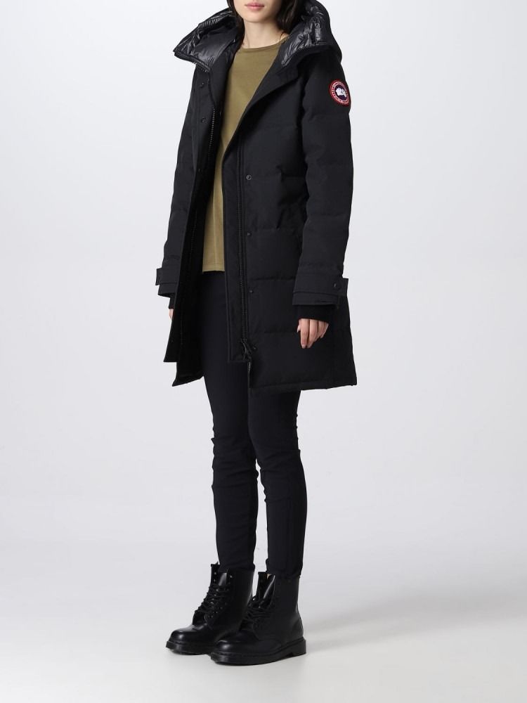 Canada Goose Shelburne Parka Down Jacket for Women in Black