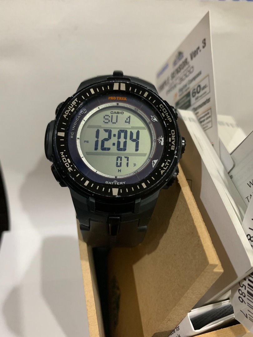 Jam casio protrek prw 3000 sales