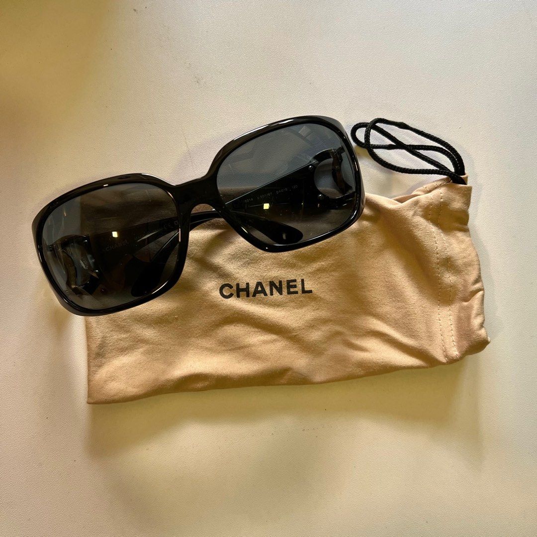 Chanel Authentic Dark Sunglasses, Women's Fashion, Watches & Accessories,  Sunglasses & Eyewear on Carousell