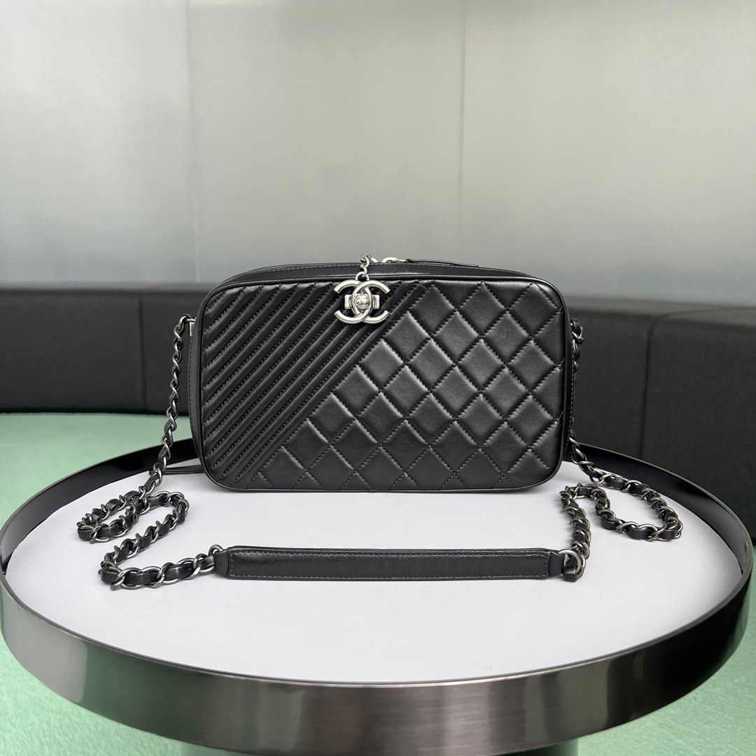 Chanel Coco Boy Camera Bag Luxury Bags Wallets on Carousell