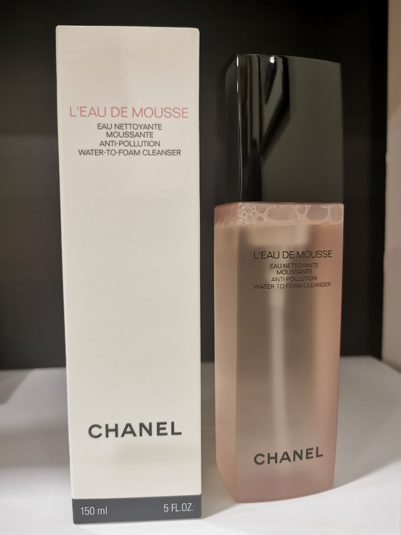 Chanel L'eau De Mousse Water to foam cleanser 150ml, Beauty & Personal  Care, Face, Face Care on Carousell