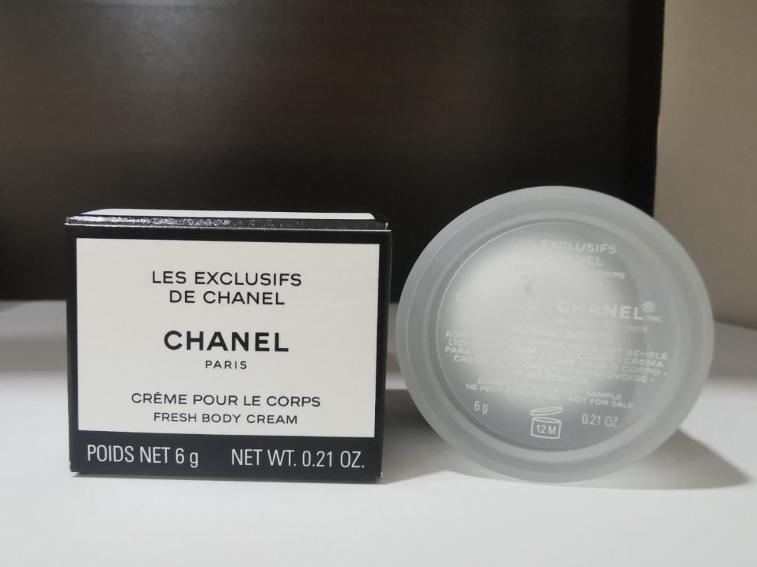 Chanel Les Exclusifs De Chanel Fresh Body Cream 6g jar (Travel Size),  Beauty & Personal Care, Bath & Body, Body Care on Carousell