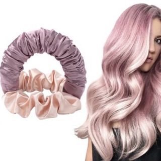 Cloud scrunchie curler - natural waves overnight, no heat, no damage