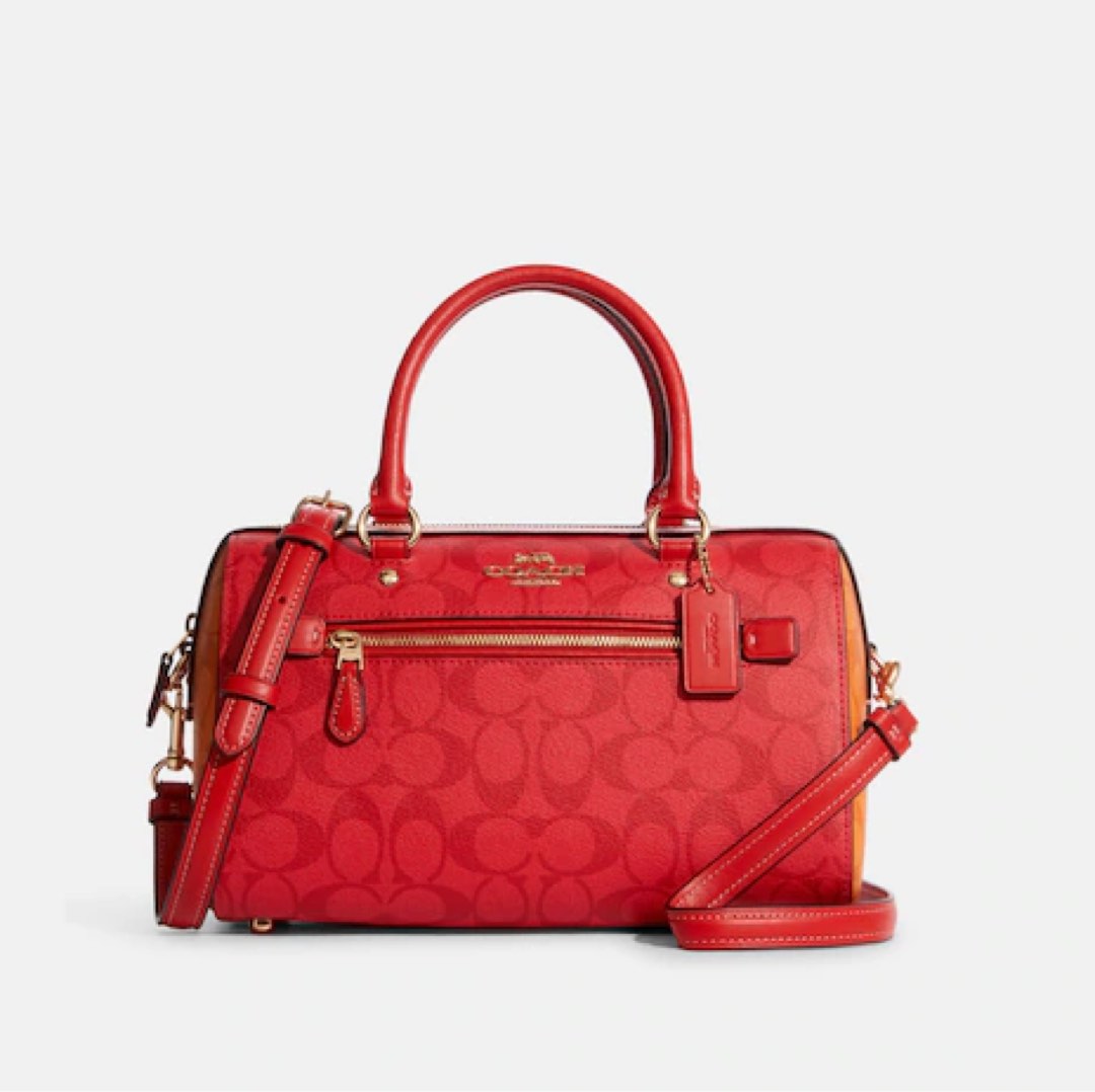 Coach Rowan Satchel Boston Sling Bag, Women's Fashion, Bags & Wallets