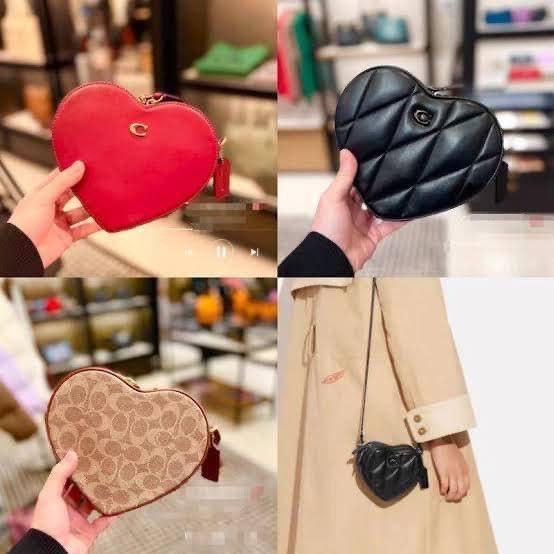 LV Heart shaped bag, Women's Fashion, Bags & Wallets, Cross-body Bags on  Carousell