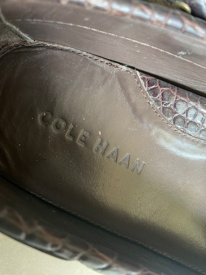 cole haan leopard loafers