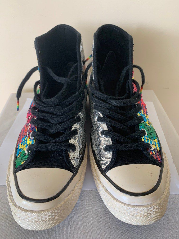 Gay pride chuck top taylors