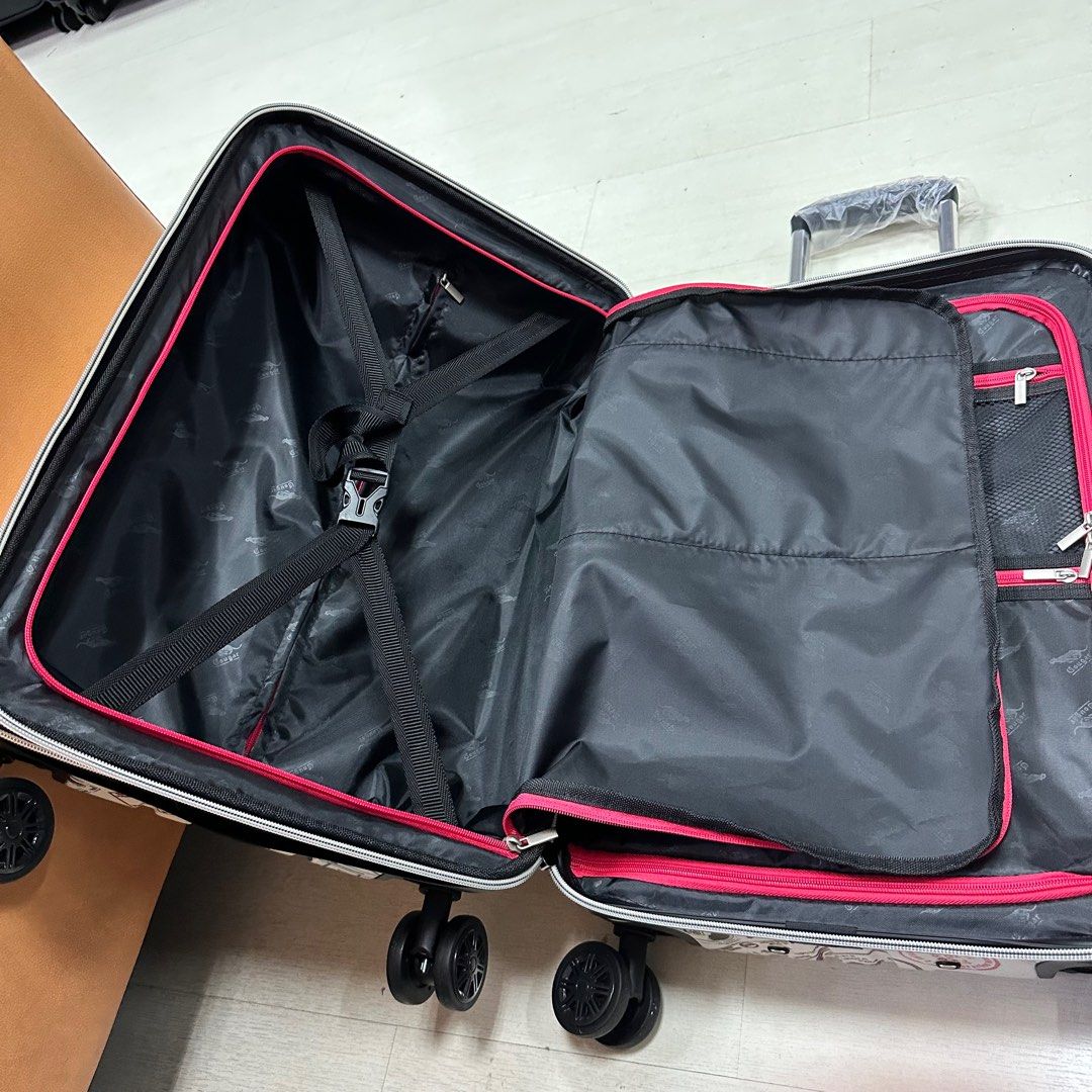 Cougar 美洲豹 環遊世界郵戳 行李箱ABS+PC、鋁合金拉桿、TSA海關鎖、專利萬向減震輪 20吋 照片瀏覽 8