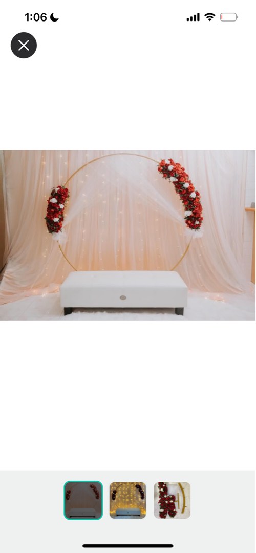 Deco Setup for weddings and/or solemnisation, Furniture & Home Living