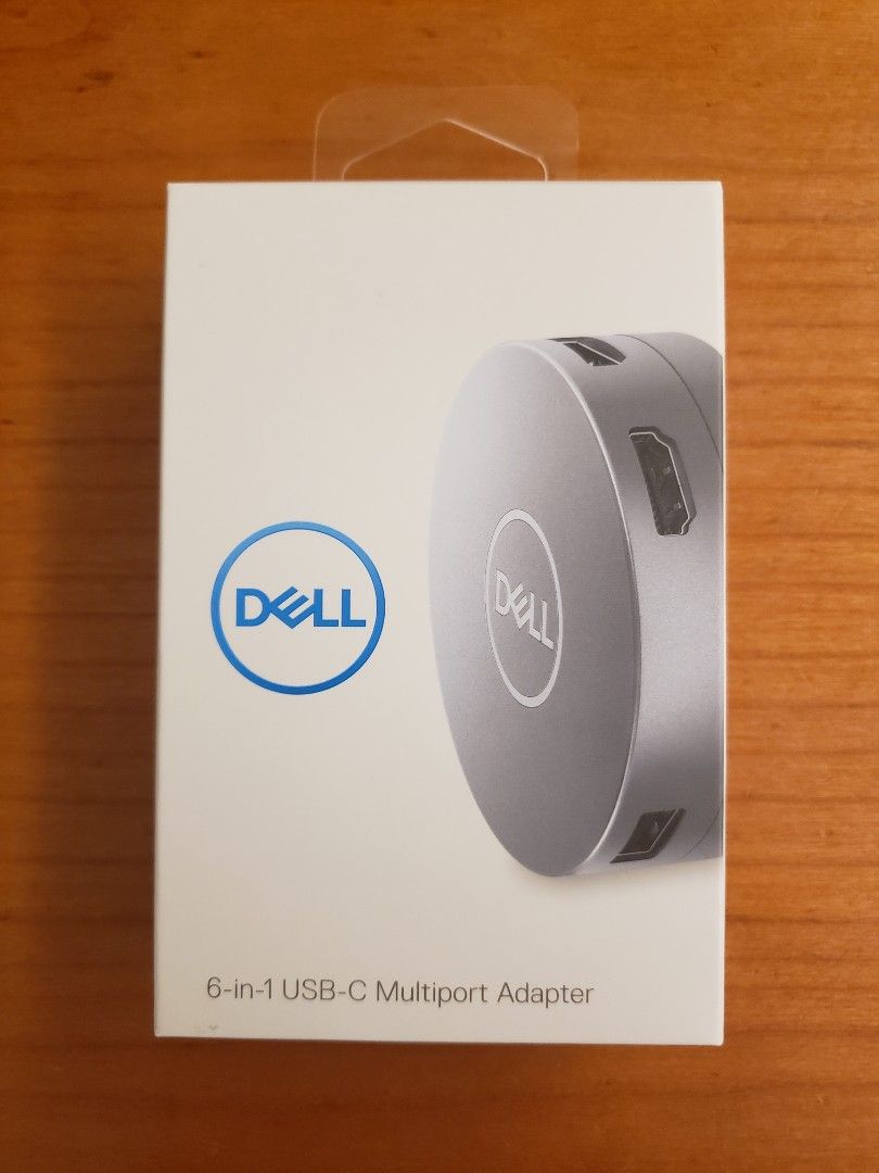 Dell 6in1 USBC Multiport Adapter DA305, 電腦＆科技, 電腦周邊及配件, 電腦線、轉接線及轉換器