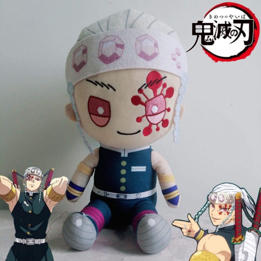 Demon Slayer Uzui Tengen Plush - Kimetsu no Yaiba [OFFICIAL], Hobbies