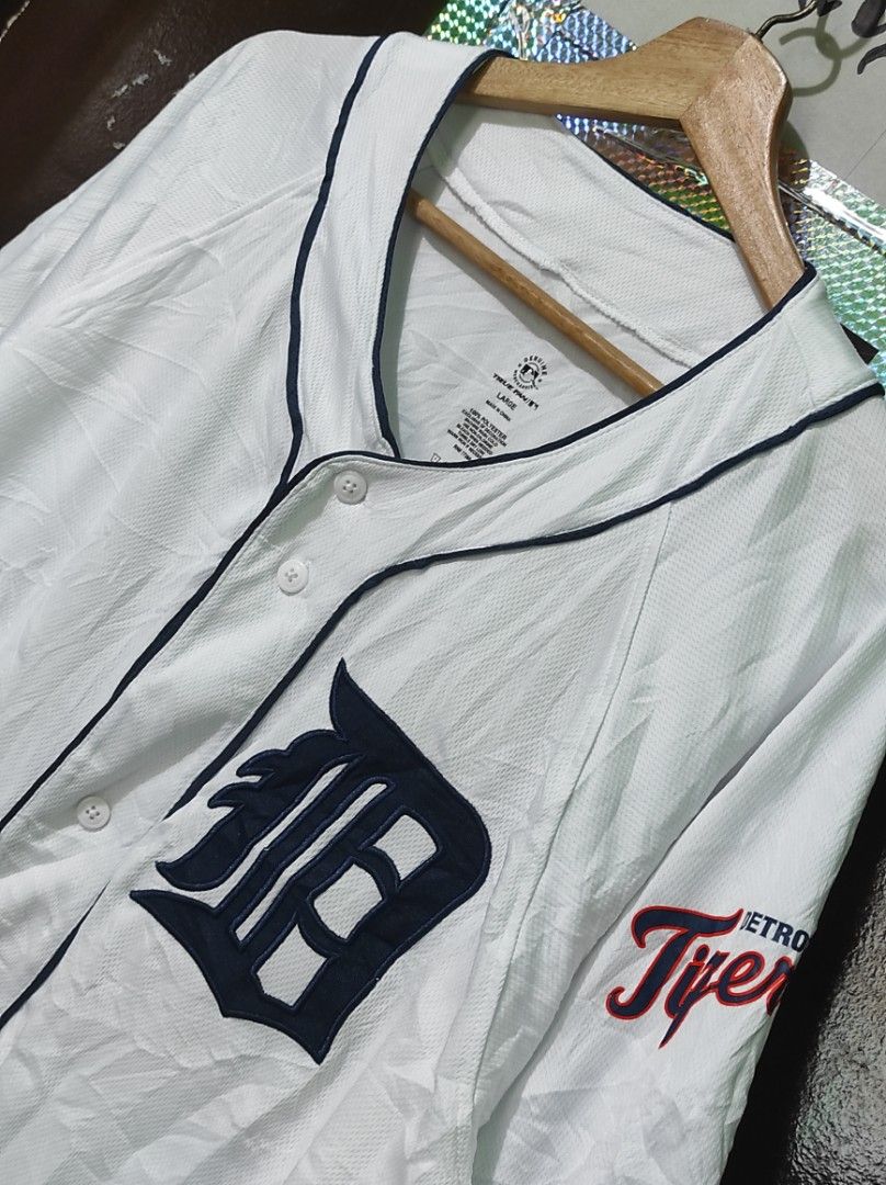 Detroit Tigers Men's Authentic Road Nike Jersey by Vintage Detroit Collection