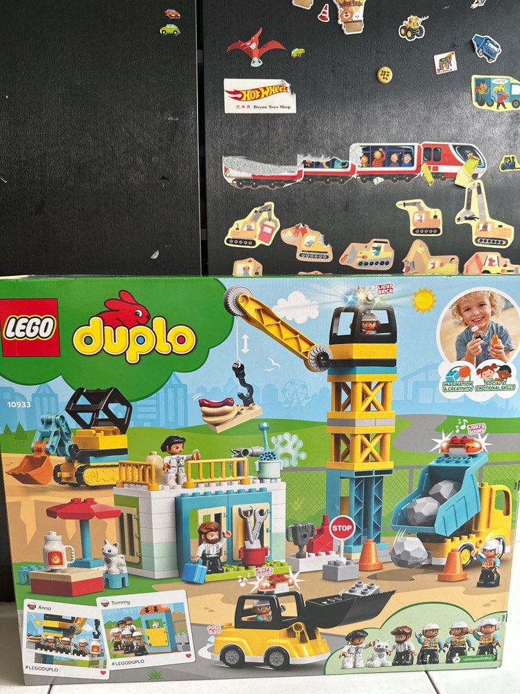 Duplo Tower Crane & Construction 10933, Hobbies & Toys, Toys