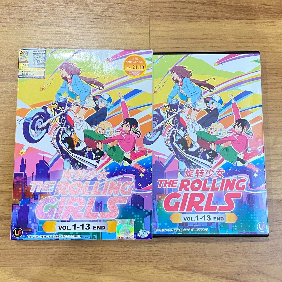 DVD Anime 📀 The Rolling Girls, Hobbies & Toys, Music & Media, CDs & DVDs  on Carousell