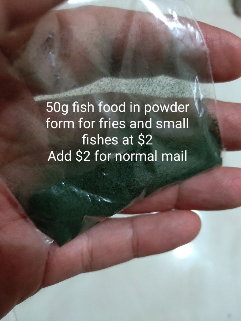 Fish food samples, aquarium plants for guppies tetra