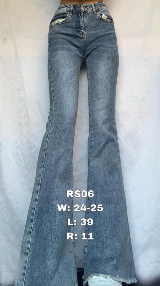 FLARE BELLY BOTTOM PANTS, Women's Fashion, Bottoms, Jeans on Carousell