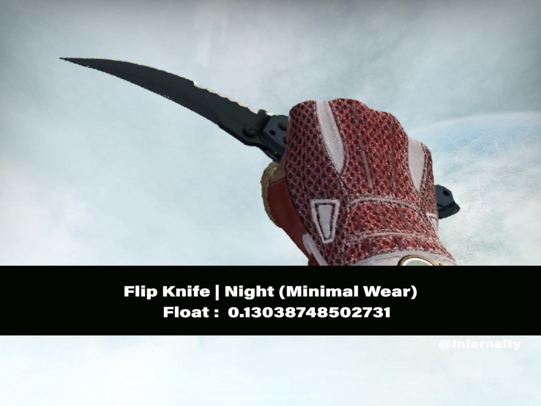 Flip Knife Night MW CSGO SKINS KNIVES, Video Gaming, Gaming Accessories