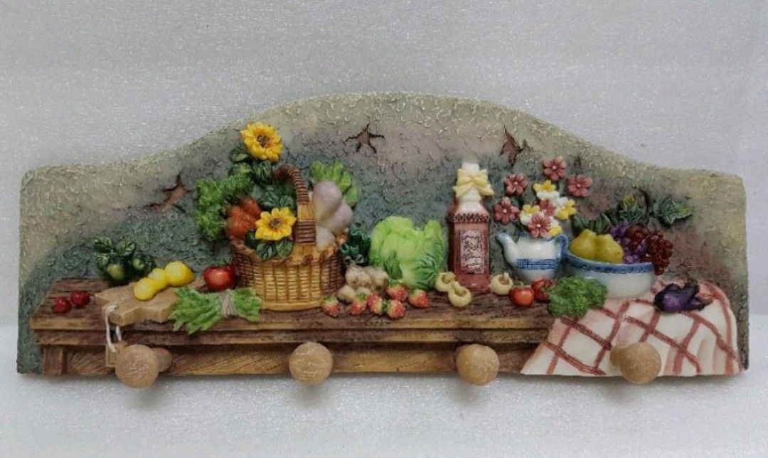 Fruits & Veggies Wall Decor with Hooks (Category: Wall Decor) located in Quezon City. Submitted by thequaintshop (Listing ID 1201802654, Image 3). Description: .
