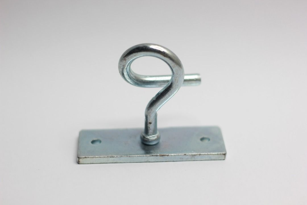 FTTH C TYPE SPIRAL HOOK, DROP CABLE WIRE CLAMP, STAINLESS STEEL with 2