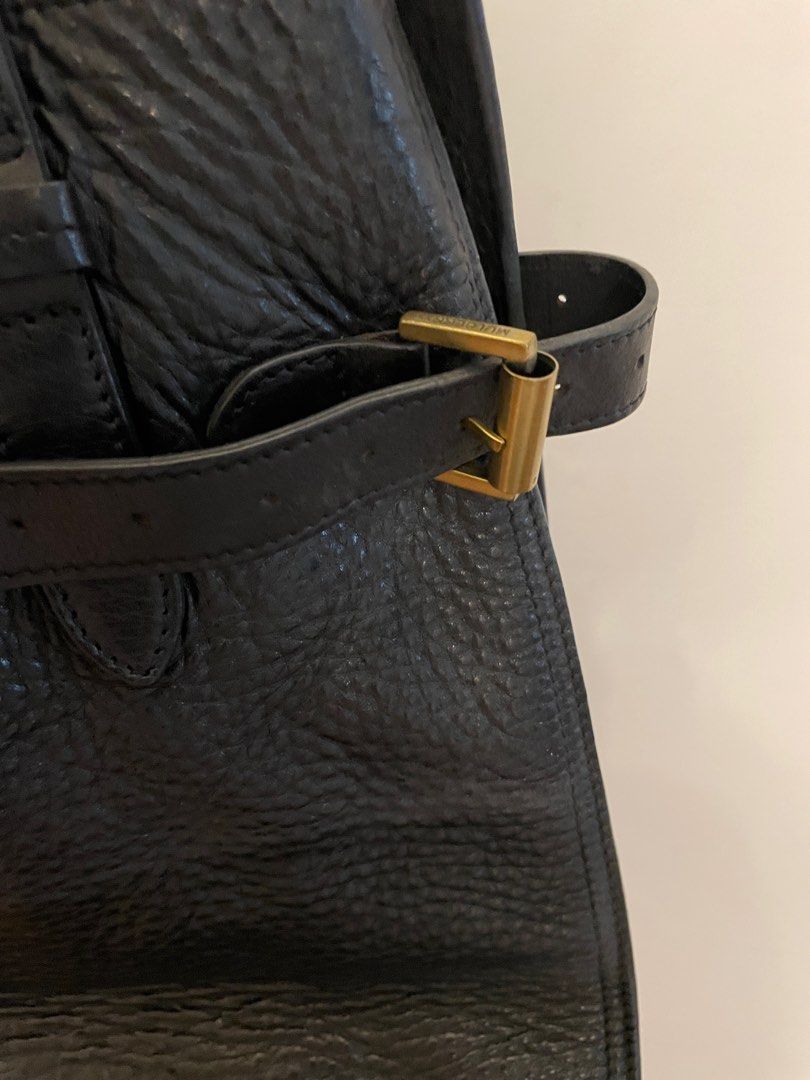 Grain Leather Shoulder Bag