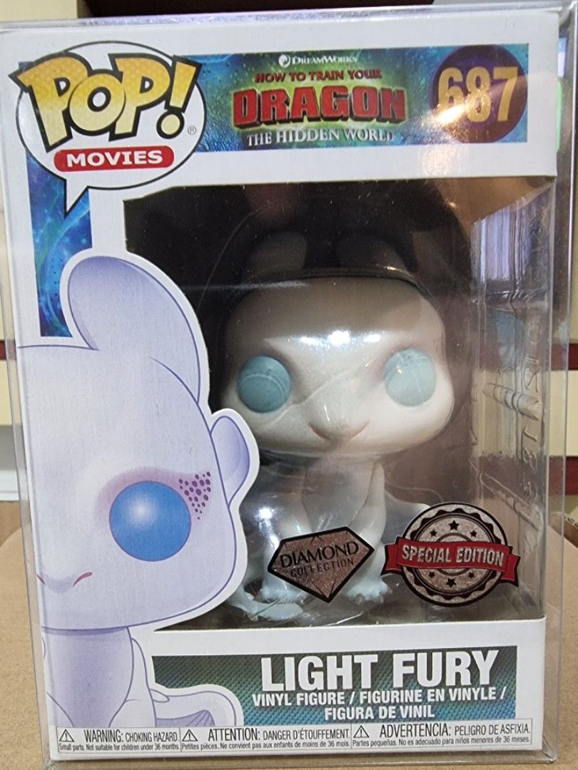 FUNKO HTTYD LIGHT FURY DIAMOND Hobbies Toys Toys Games on