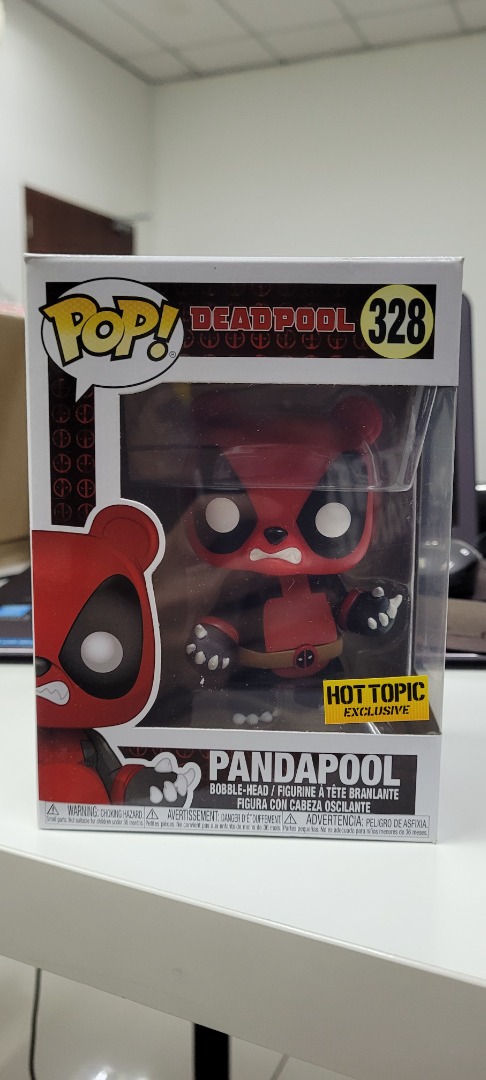 Funko Pop! Hot Topic Exclusive Deadpool #328 - Pandapool, Hobbies
