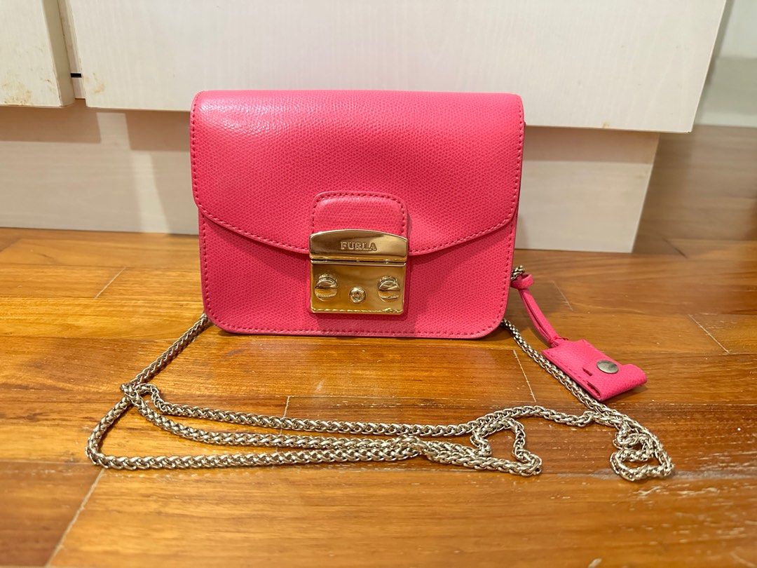 Furla Metropolis Bag Fuchsia Pink Women s Fashion Bags Wallets