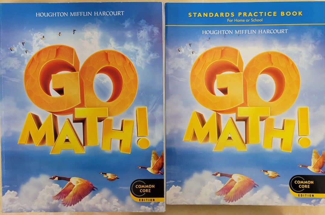 Go Math ! US Grade 4 國際學校數學課本練習本, 興趣及遊戲, 書本