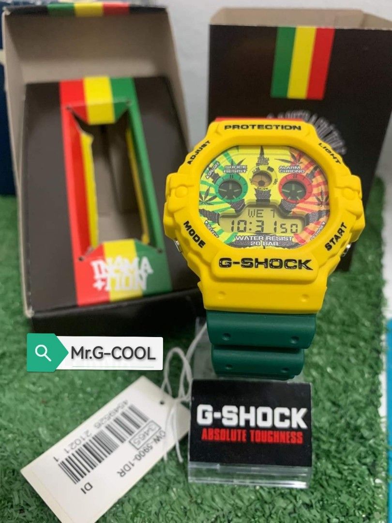 G shock cheap rasta custom
