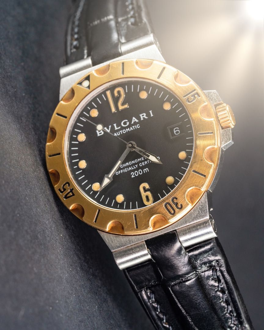 Bvlgari watch leather strap online