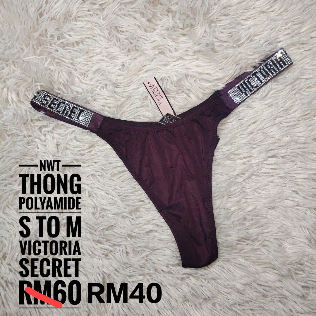 HAPPY HOUR!!! NEW WITH TAG VICTORIA'S SECRET BLING THONG
