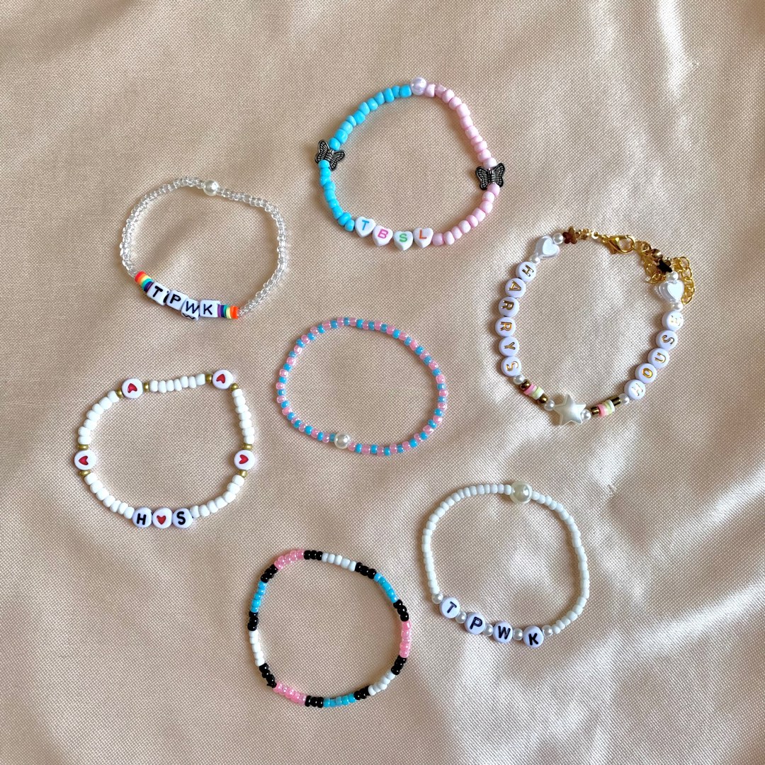 Harry styles on sale beaded bracelet