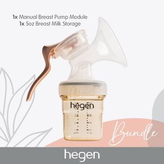 Hegen breast manual breast pump plus storage