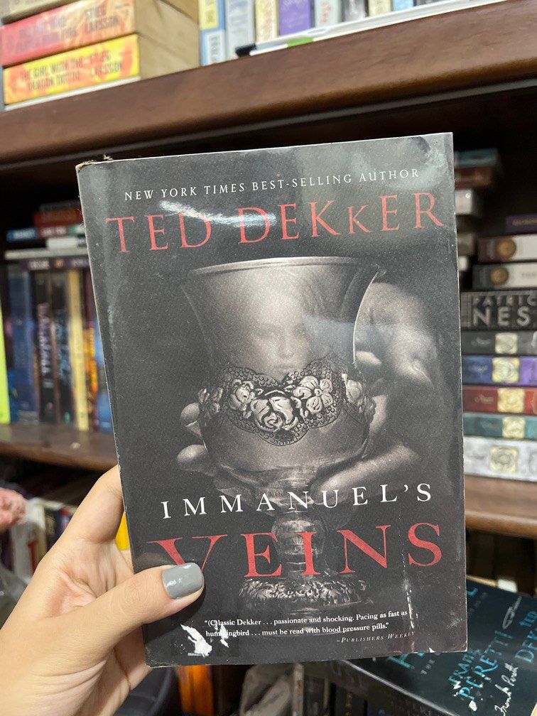 House & Immanuel’s Veins Ted Dekker (Category: Storybooks) located in Malabon City. Submitted by preloved_bygrace (Listing ID 1201651772, Image 2). Description: Sold as a SET 🧡 preloved 🤍 with plastic cover Has foxing but in good condition ✨ RFS: decluttering; moving out.