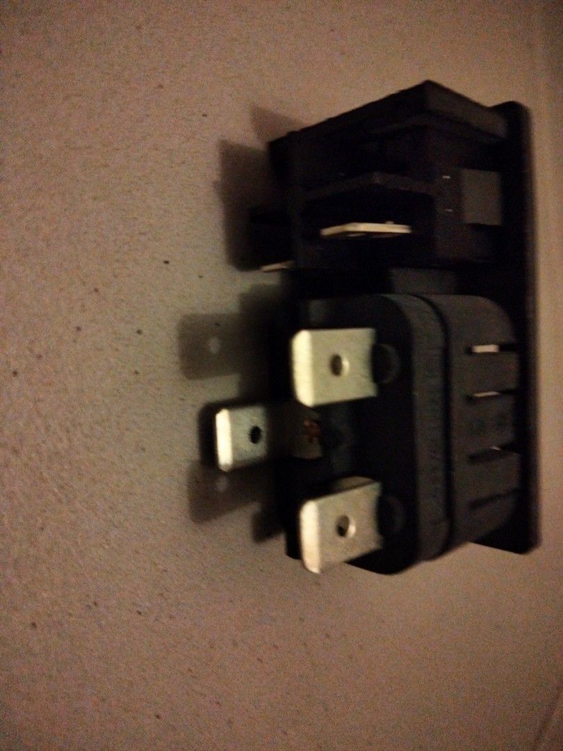 IEC socket ON / OFF button, holder plug and 3pin plug., TV & Home ...