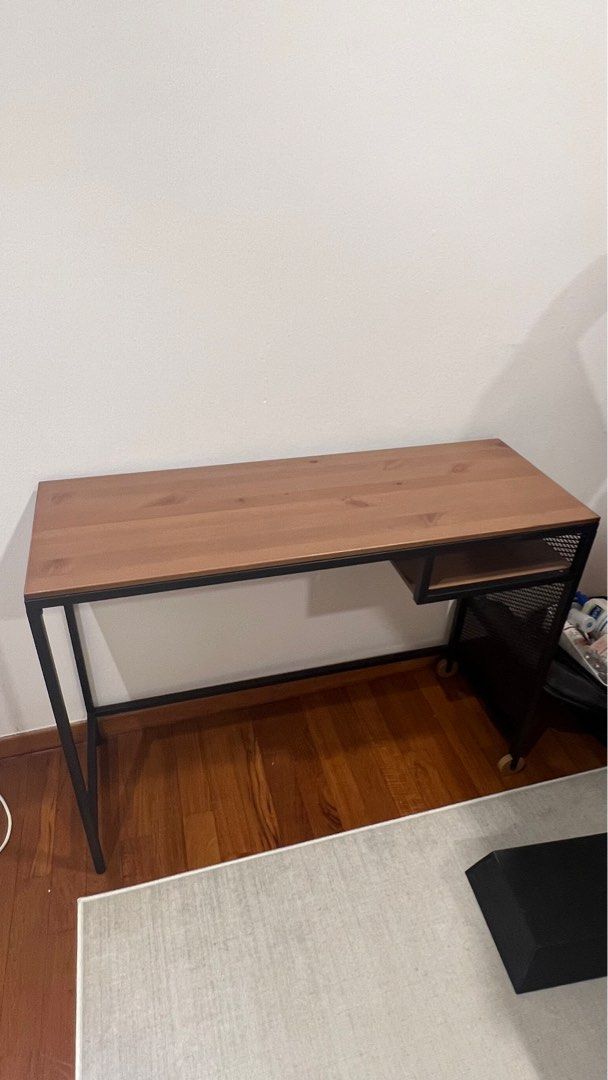 IKEA Fjallbo Wooden Laptop Table Desk Side Table 100x36cm, Furniture