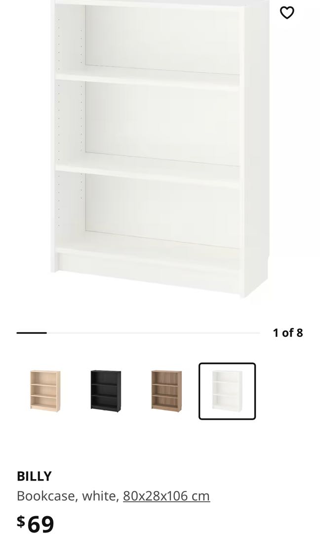 IKEA Storage (BILLY), Furniture & Home Living, Furniture, Shelves, & Racks on