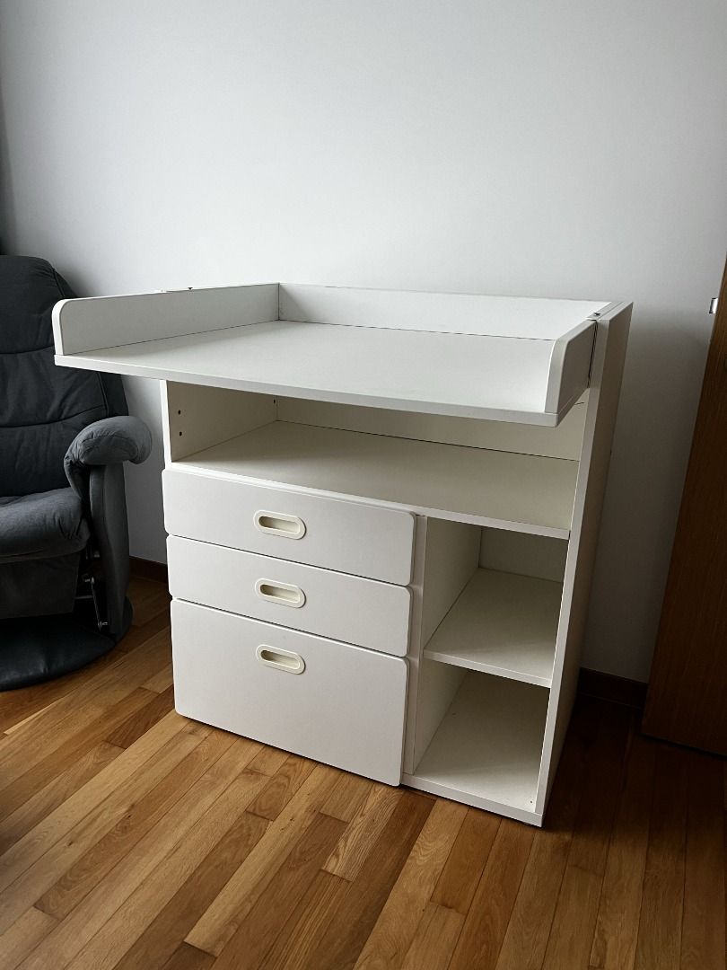 Ikea Stuva Changing Table and Study Desk, Babies & Kids, Baby Nursery