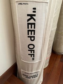Virgil Abloh x IKEA KEEP OFF Rug 200x300 CM Grey/White AUTHENTIC RARE FIND