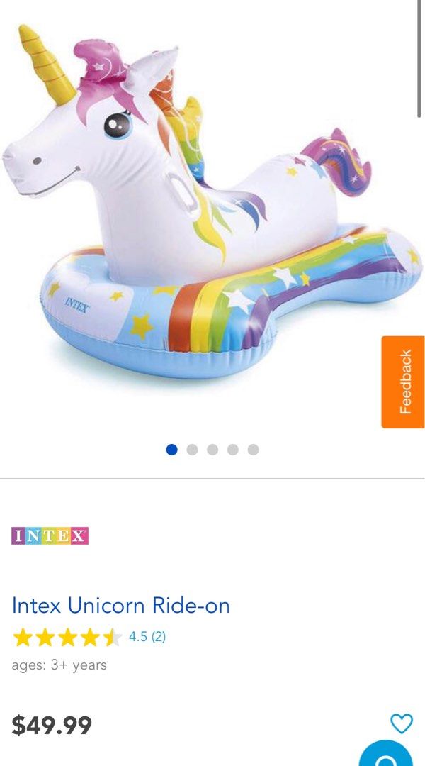 intex unicorn pool