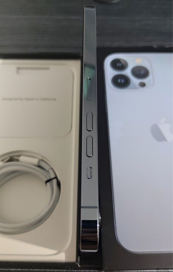 Restored Apple - Unlocked - iPhone 13 Pro Max 512gb - Sierra Blue (Refurbished)
