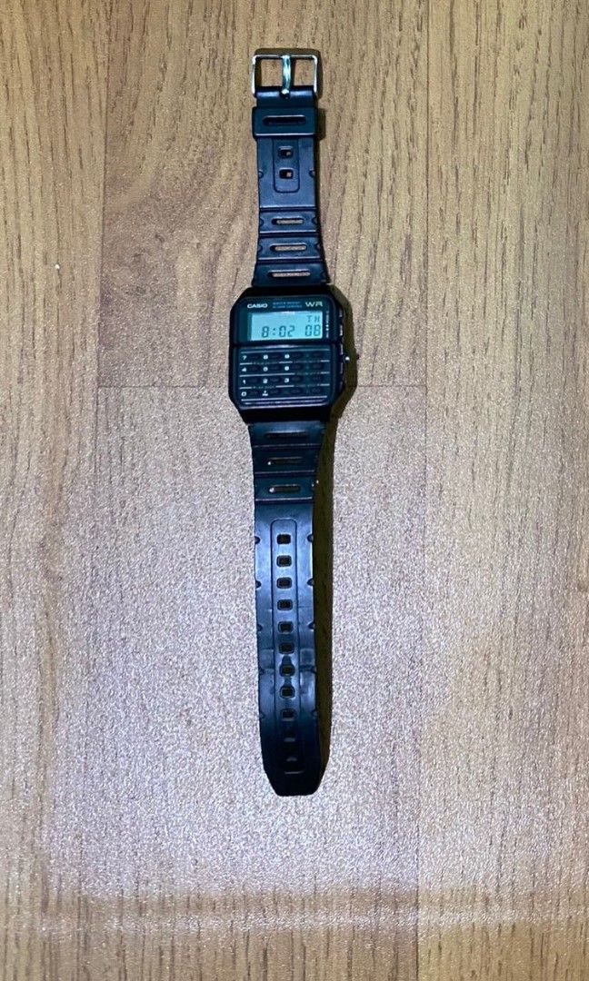 Jam Casio Calculator / Kalkulator, Barang Mewah, Jam Tangan di Carousell