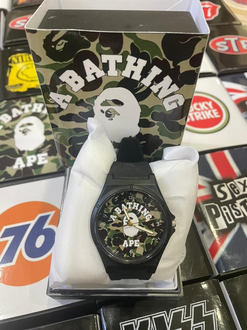 Jam Tangan Custom Sex Pistols Converse Nirvana Bathing Ape 76