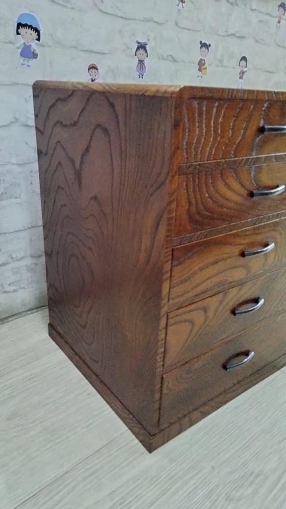Japan Solid wood smell 5 layer drawer, Furniture & Home Living